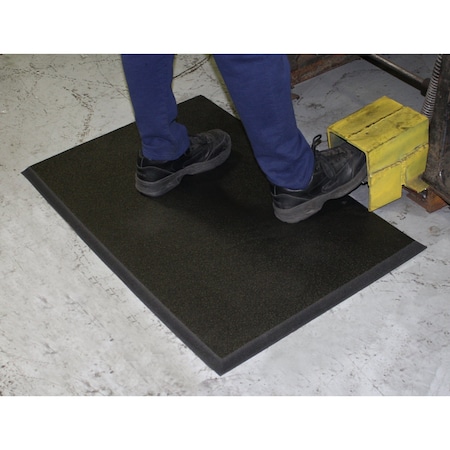 Durable Corp 3' X 4' Black Anti-Fatigue Mat 597S34BK